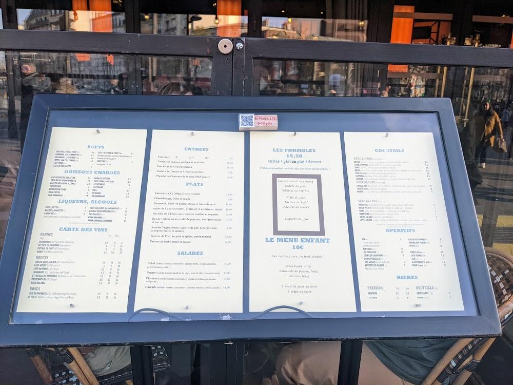 Brasserie Les Cascades - Menu Image 4